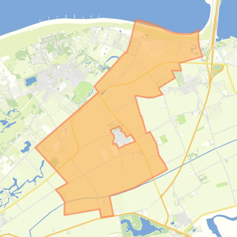 Kaart van de buurt Verspreide huizen Noordwelle.