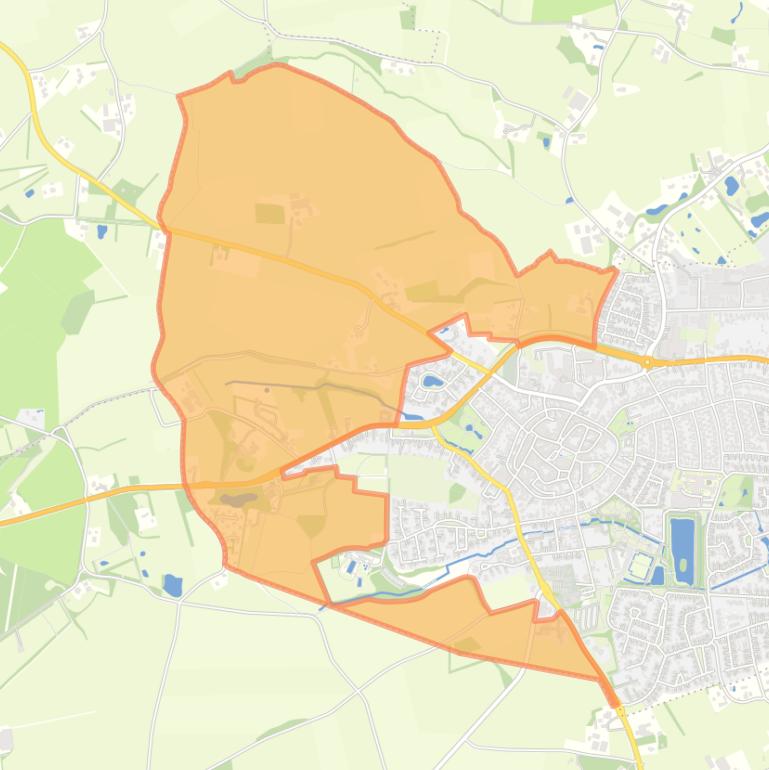 Kaart van de buurt Verspreide huizen Ootmarsum-West.