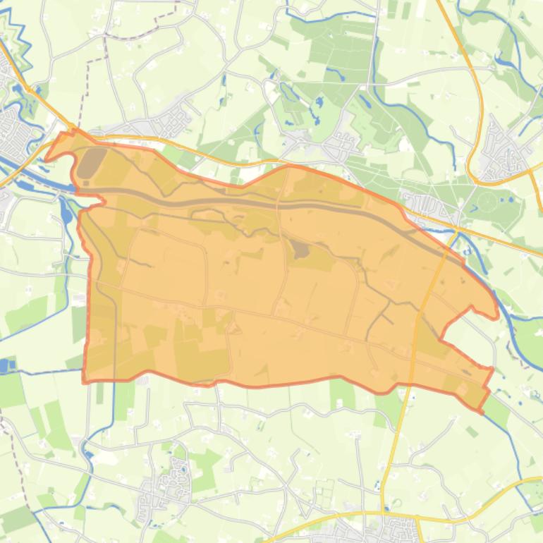 Kaart van de buurt Verspreide huizen Oude IJsselgebied.