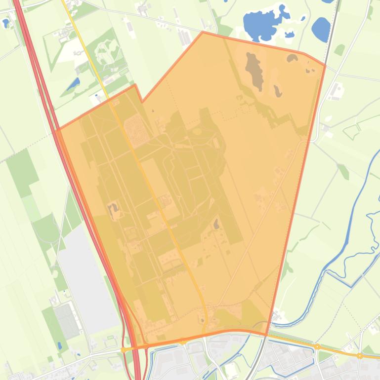 Kaart van de buurt Verspreide huizen Pesse-Zuid.