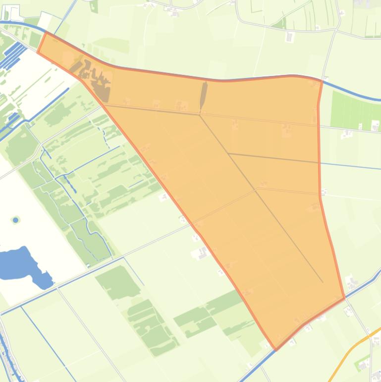 Kaart van de buurt Verspreide huizen polder Gelderingen IJsselham.