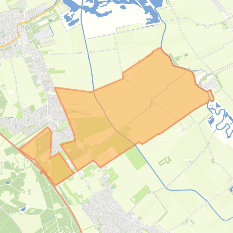 Kaart van de buurt Verspreide huizen Schuilingsoord.