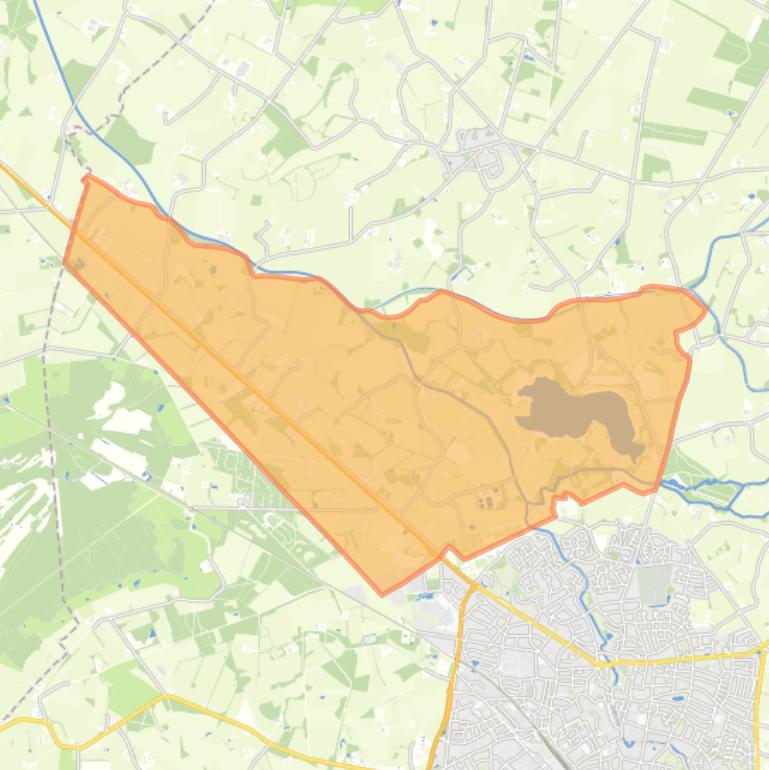 Kaart van de buurt Verspreide huizen ten noorden van Winterswijk.