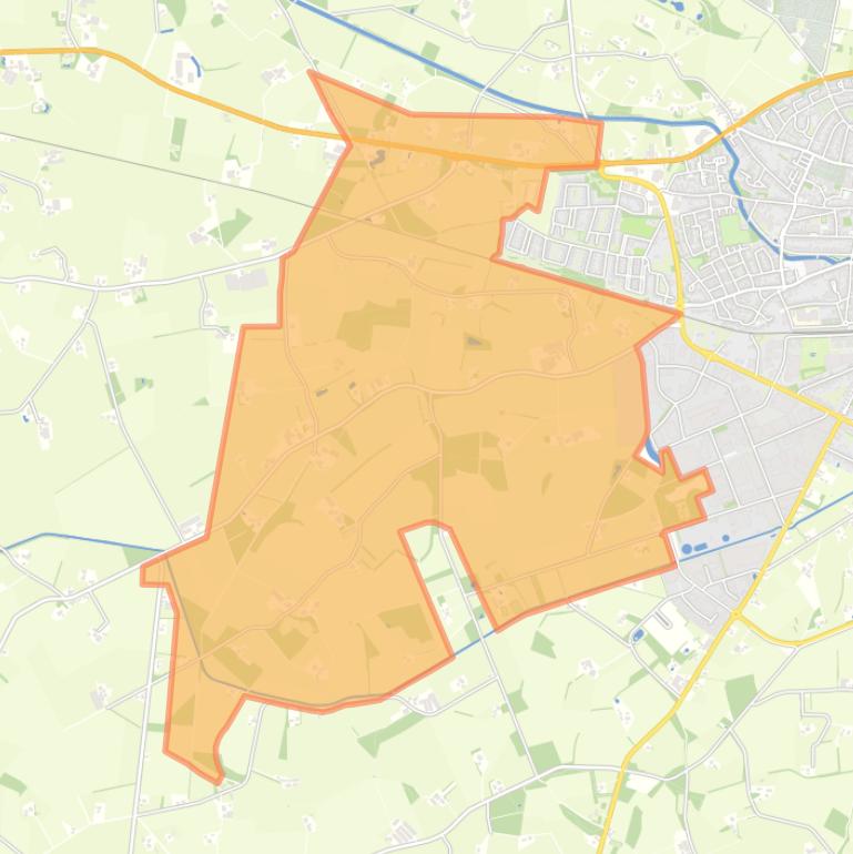 Kaart van de buurt Verspreide huizen ten westen van Aalten.