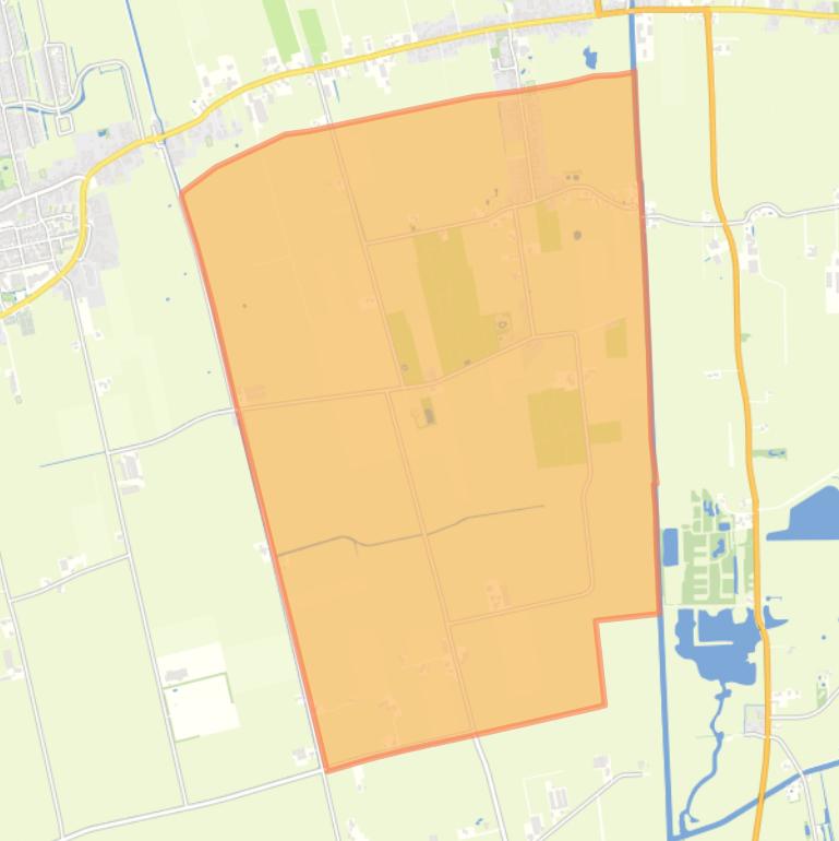 Kaart van de buurt Verspreide huizen ten zuiden van Sebaldeburen.