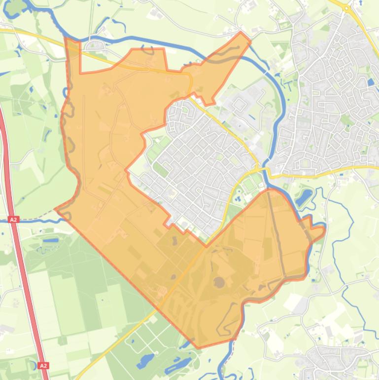 Kaart van de buurt Verspreide huizen Theereheide en Zegenwerp.