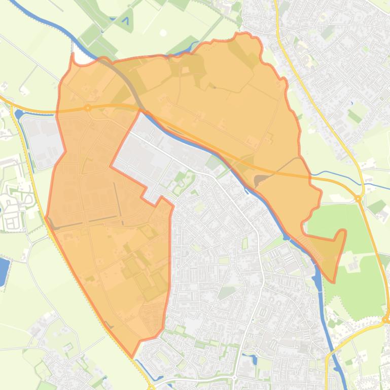 Kaart van de buurt Verspreide huizen Ulft.