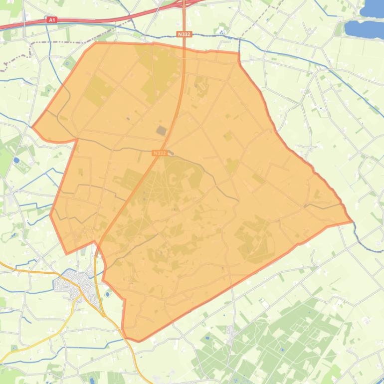 Kaart van de buurt Verspreide huizen Verwolde.