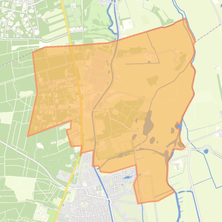 Kaart van de buurt Verspreide huizen Wapenveld-Noord.