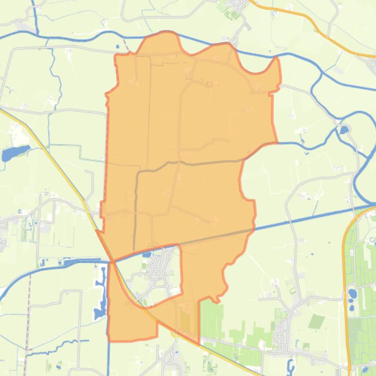 Kaart van de buurt Verspreide huizen Westergeest.