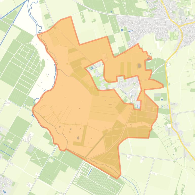 Kaart van de buurt Verspreide huizen Westervelde.