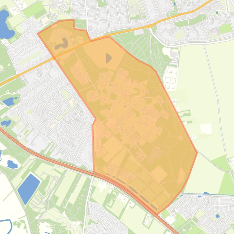 Kaart van de buurt Verspreide huizen Westlaren.