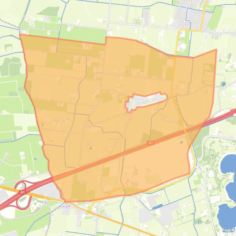 Kaart van de buurt Verspreide huizen Wilp-Achterhoek.