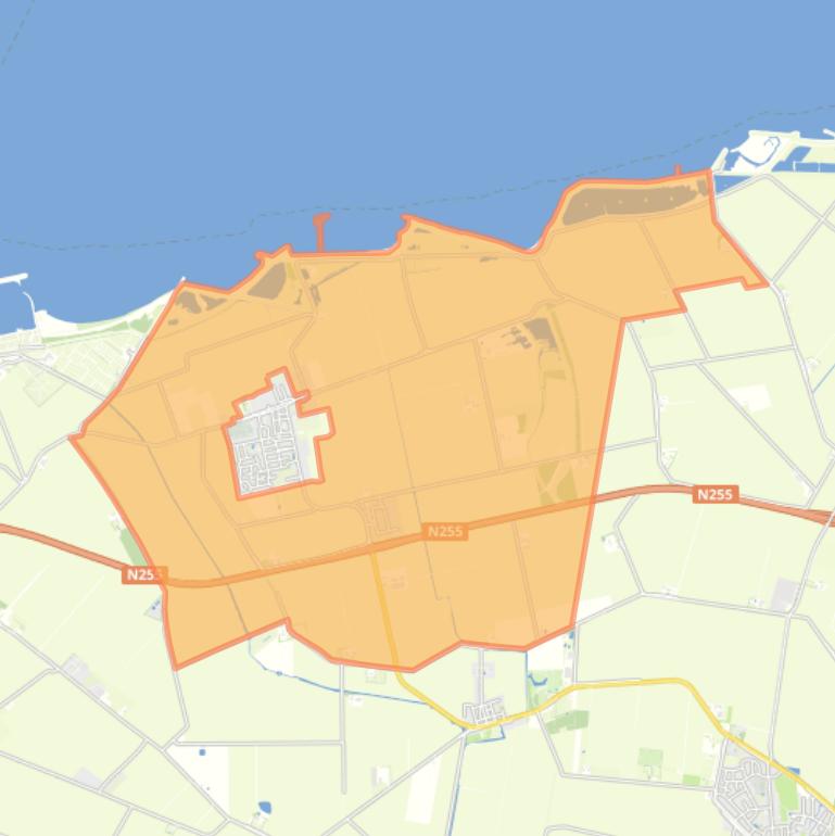 Kaart van de buurt Verspreide huizen Wissenkerke.