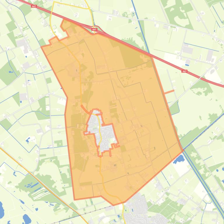 Kaart van de buurt Verspreide woningen bij Neerkant.