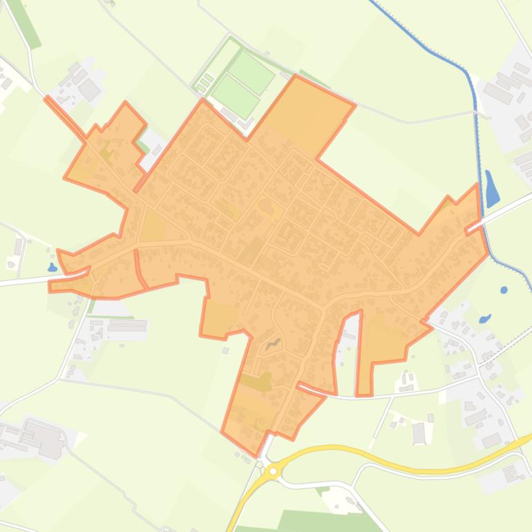 Kaart van de buurt Vlierden kern.