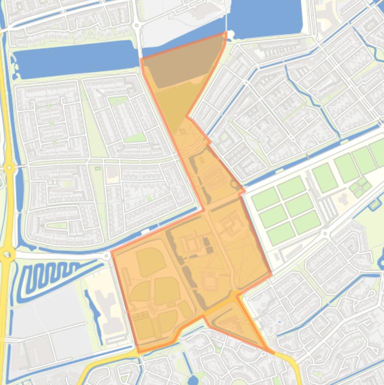 Kaart van de buurt Vlietdijk.