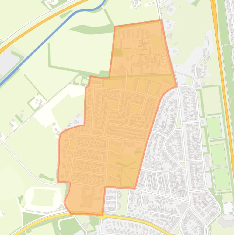 Kaart van de buurt Vriezenveenseweg en omgeving Haghoek West.