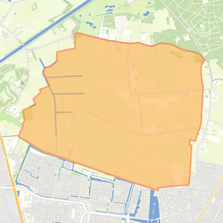 Kaart van de buurt Vuchtpolder.