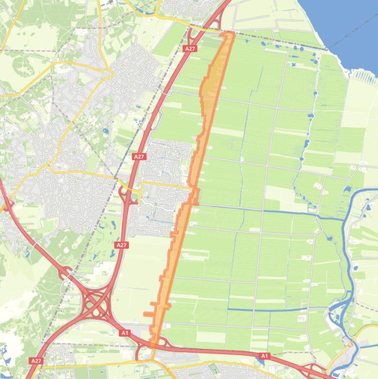 Kaart van de buurt Wakkerendijk-Meentweg.