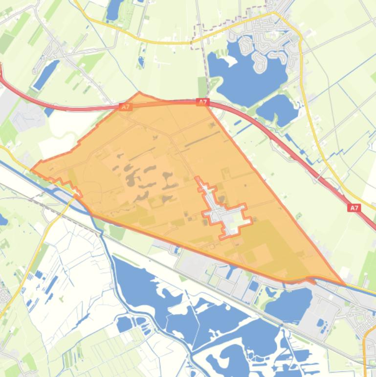 Kaart van de buurt Westerbroek Buitengebied.