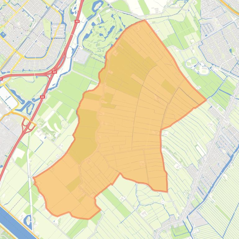 Kaart van de buurt Westerpolder.