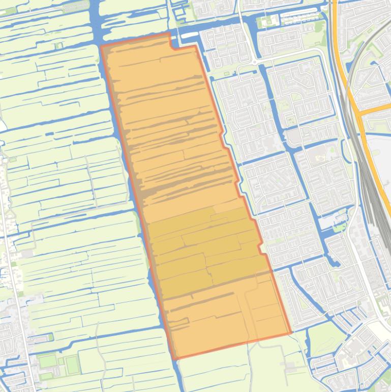 Kaart van de buurt Westzijderveld Midden.