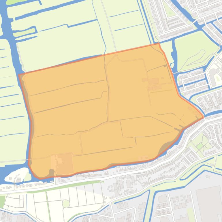 Kaart van de buurt Westzijderveld Zuid.