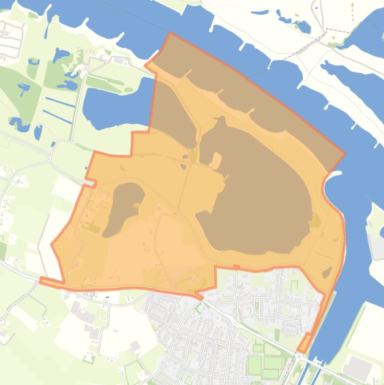 Kaart van de buurt Weurt-Buitengebied Noord.