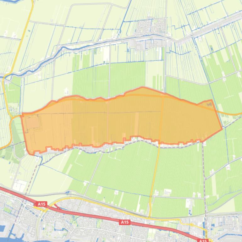 Kaart van de buurt Wijngaarden-Buitengebied.