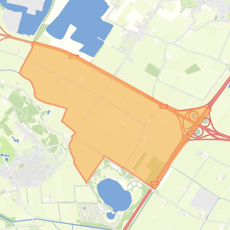 Kaart van de buurt Winssen-Buitengebied Zuid-2.