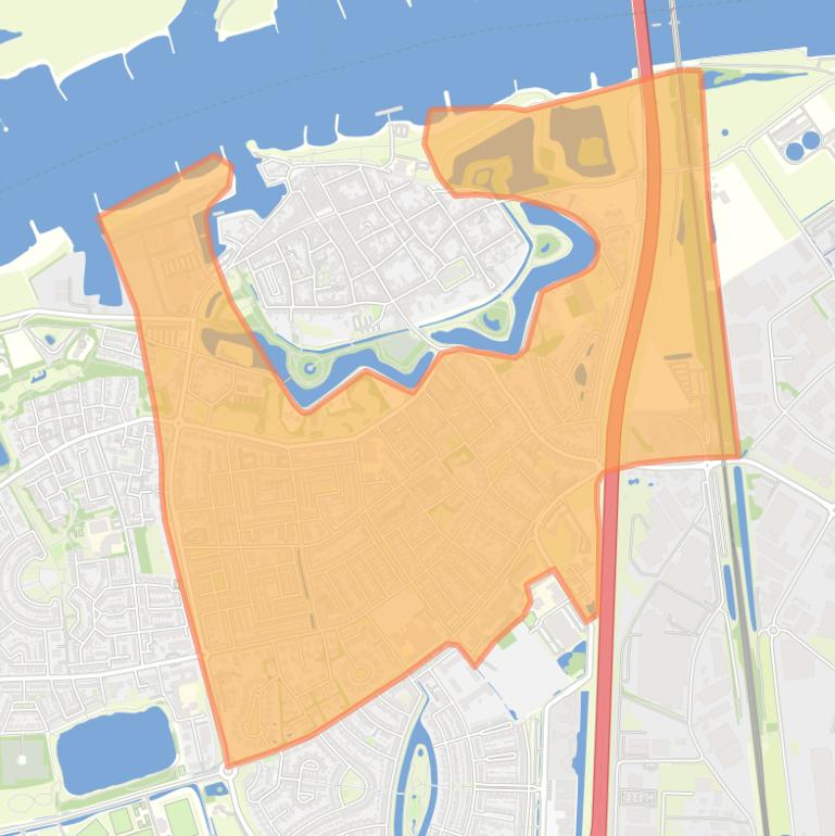 Kaart van de buurt Zaltbommel Vergt en omgeving.