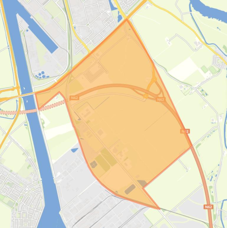 Kaart van de buurt Zuidpoort.