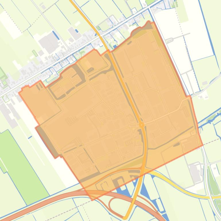 Kaart van de buurt Zwaagdijk-Oost Bedrijventerrein.