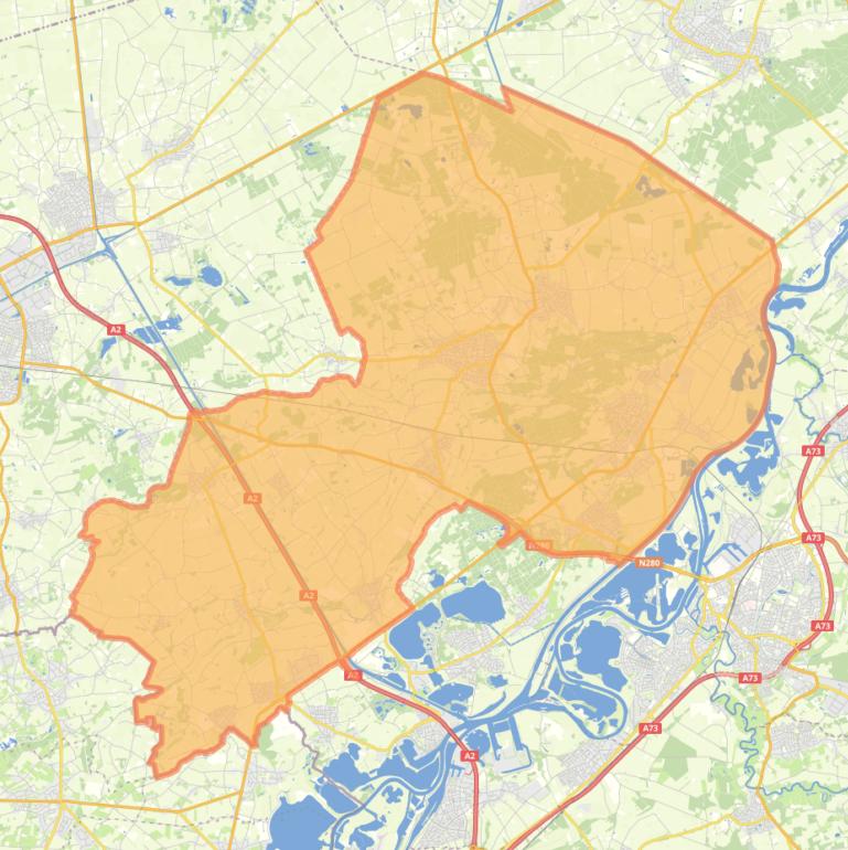 Kaart van postcodegebied 6081PV.