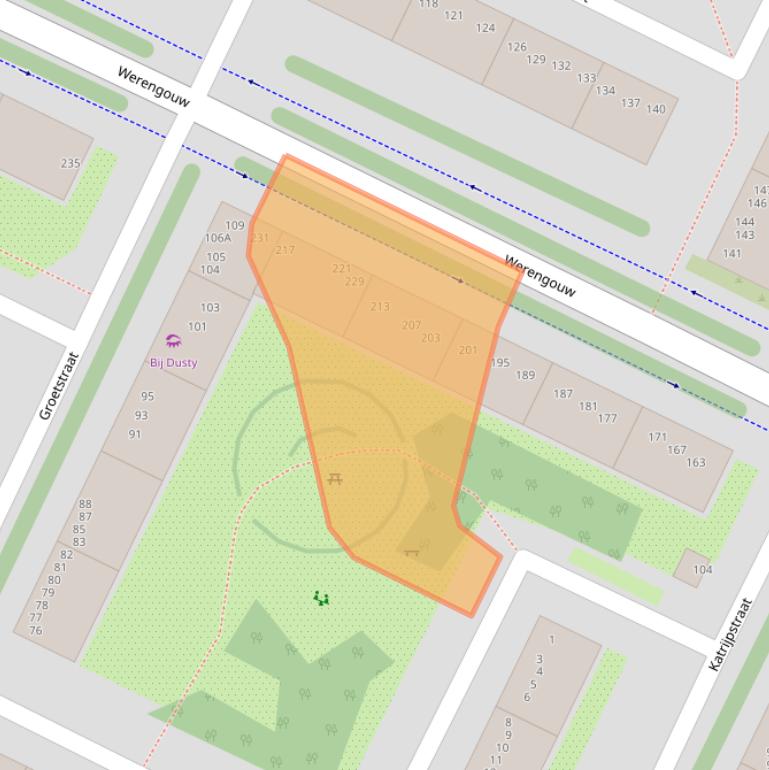 Kaart van postcodegebied 1024NS.