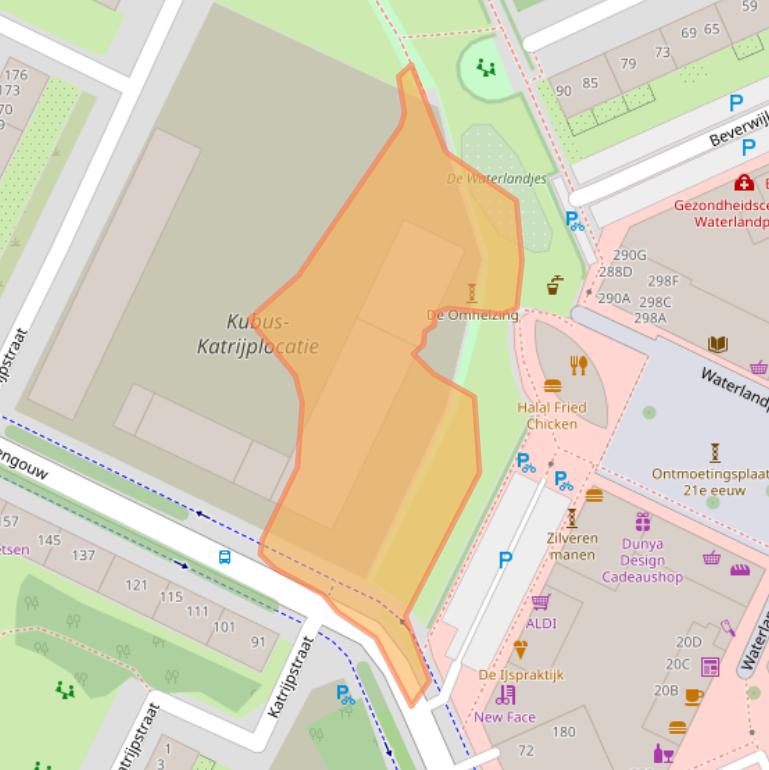 Kaart van postcodegebied 1024SR.