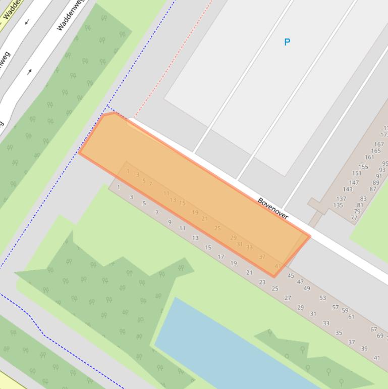 Kaart van postcodegebied 1025JH.