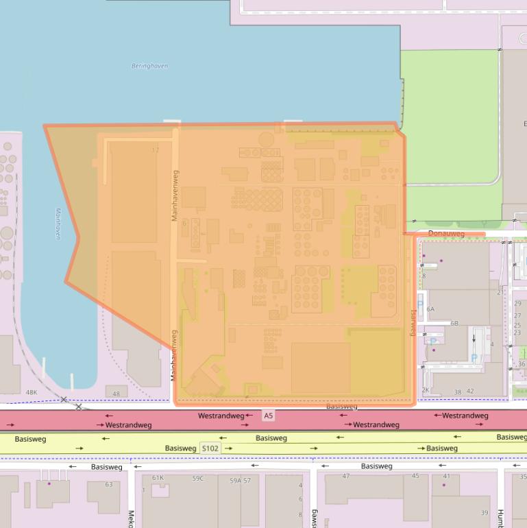 Kaart van postcodegebied 1043AL.