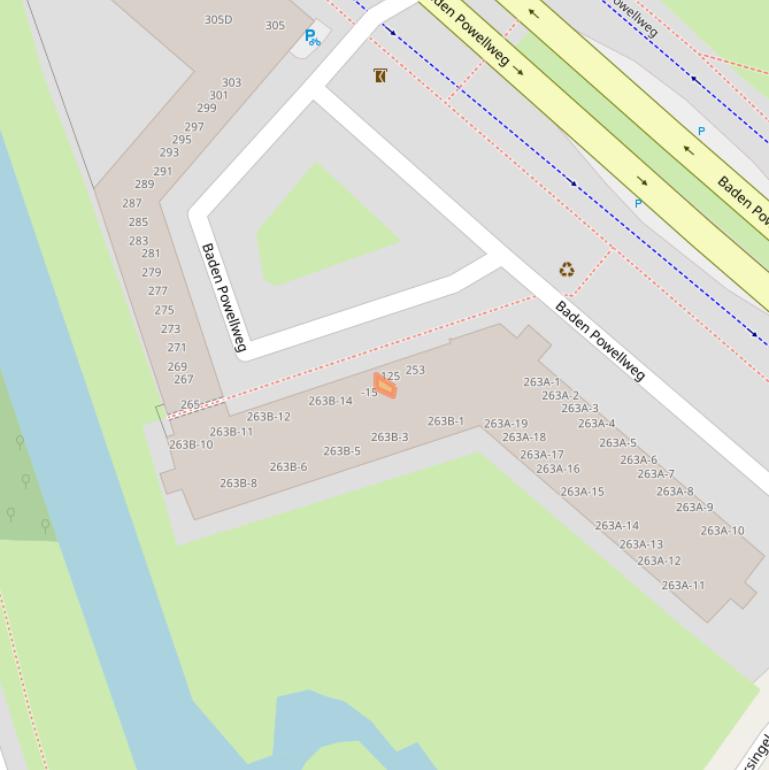 Kaart van postcodegebied 1069LC.