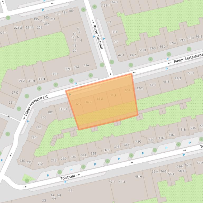 Kaart van postcodegebied 1073SN.