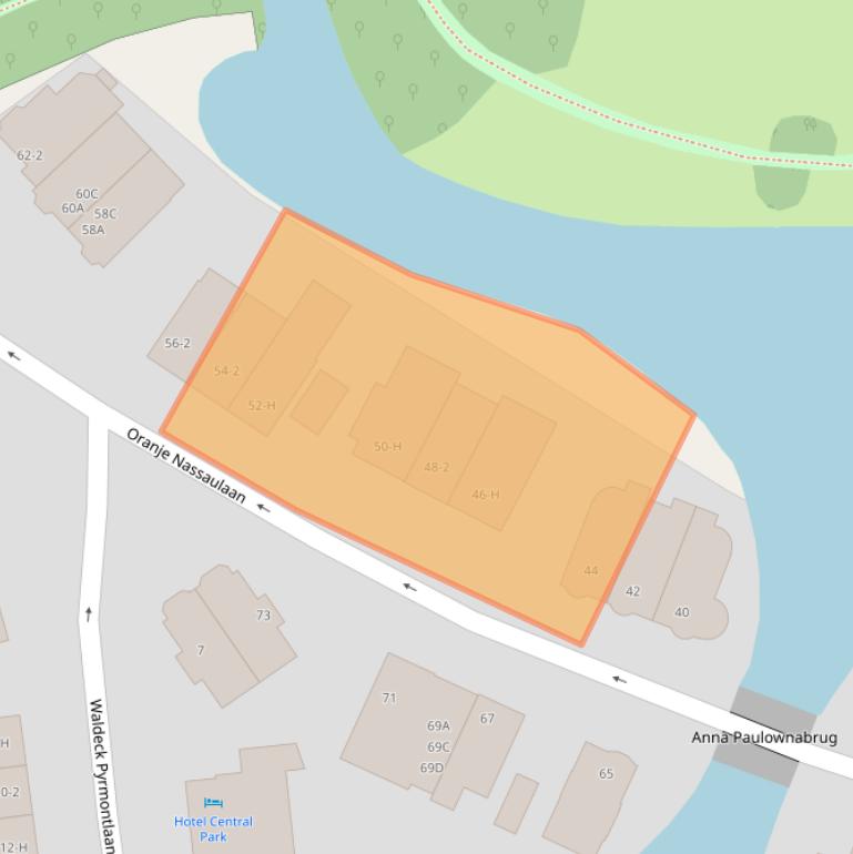 Kaart van postcodegebied 1075AR.