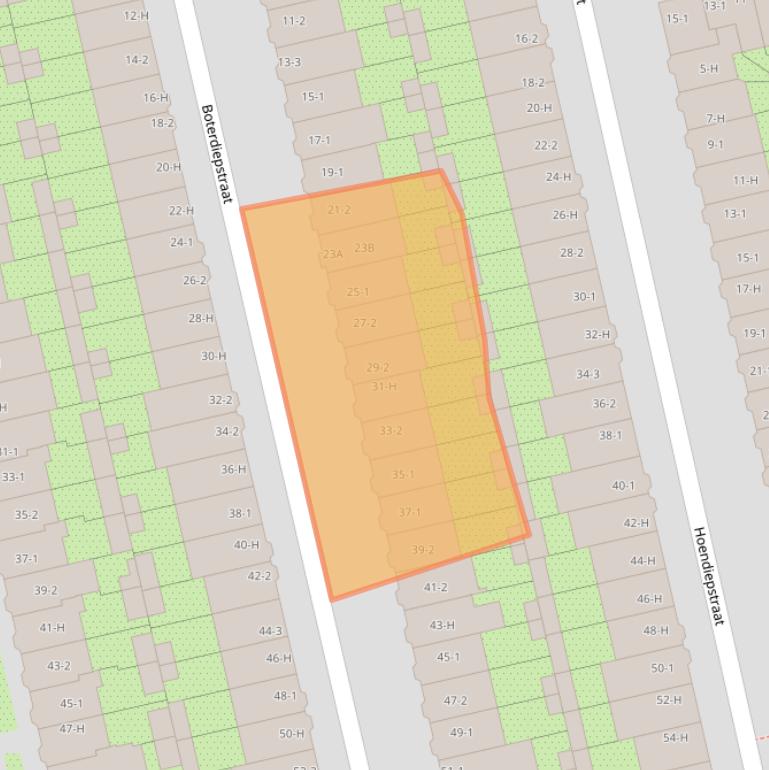 Kaart van postcodegebied 1079ST.