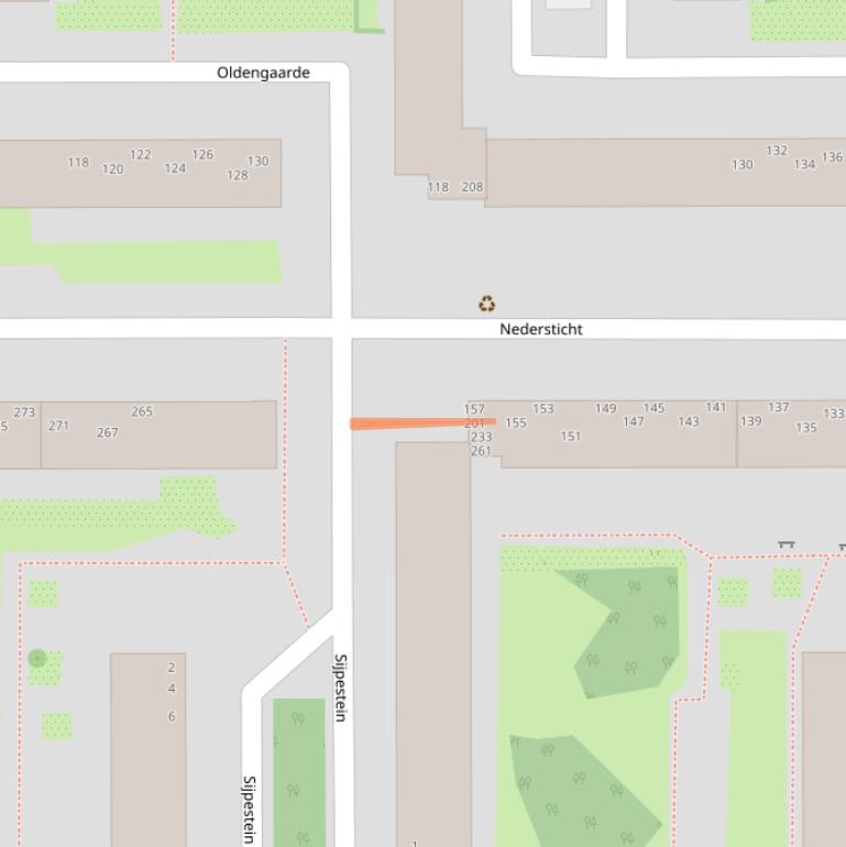 Kaart van postcodegebied 1083VS.