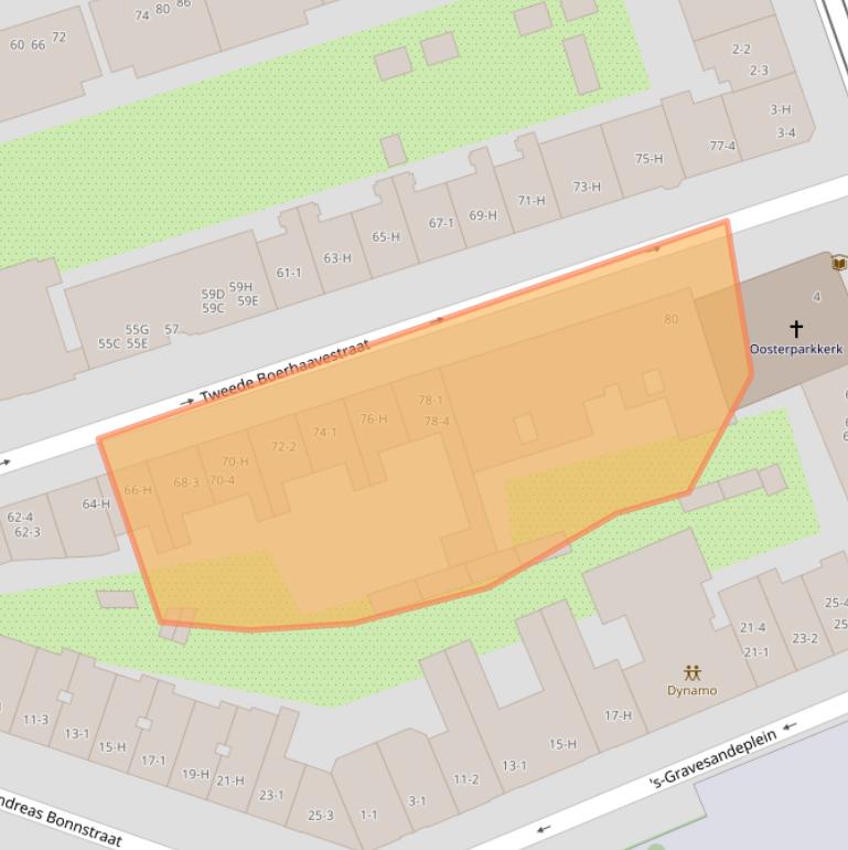 Kaart van postcodegebied 1091AR.