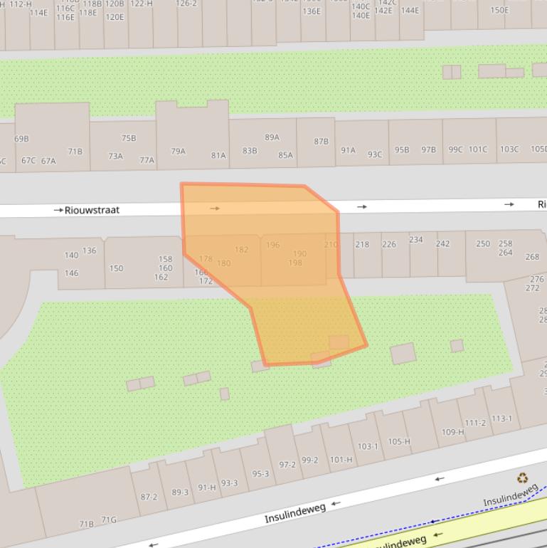 Kaart van postcodegebied 1094ZB.