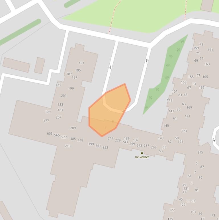 Kaart van postcodegebied 1102RA.