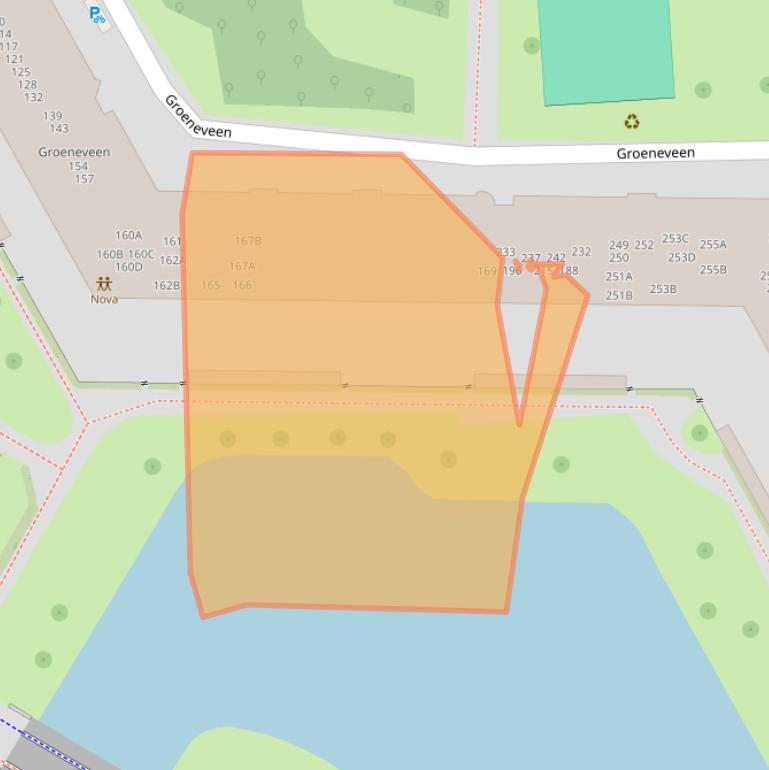 Kaart van postcodegebied 1103EL.