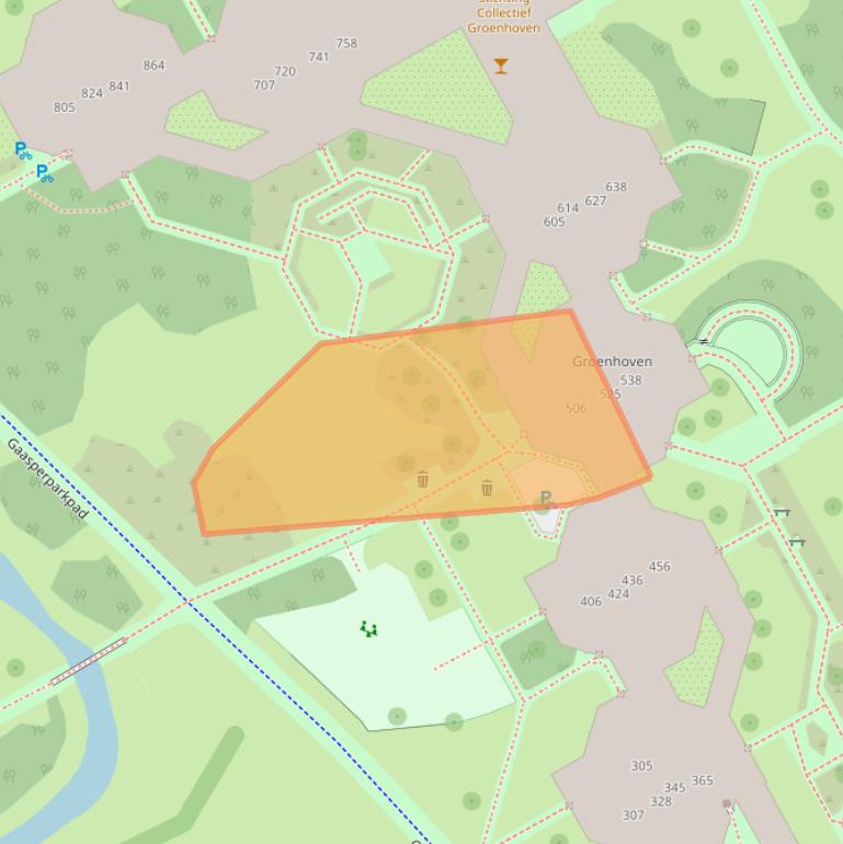 Kaart van postcodegebied 1103LP.