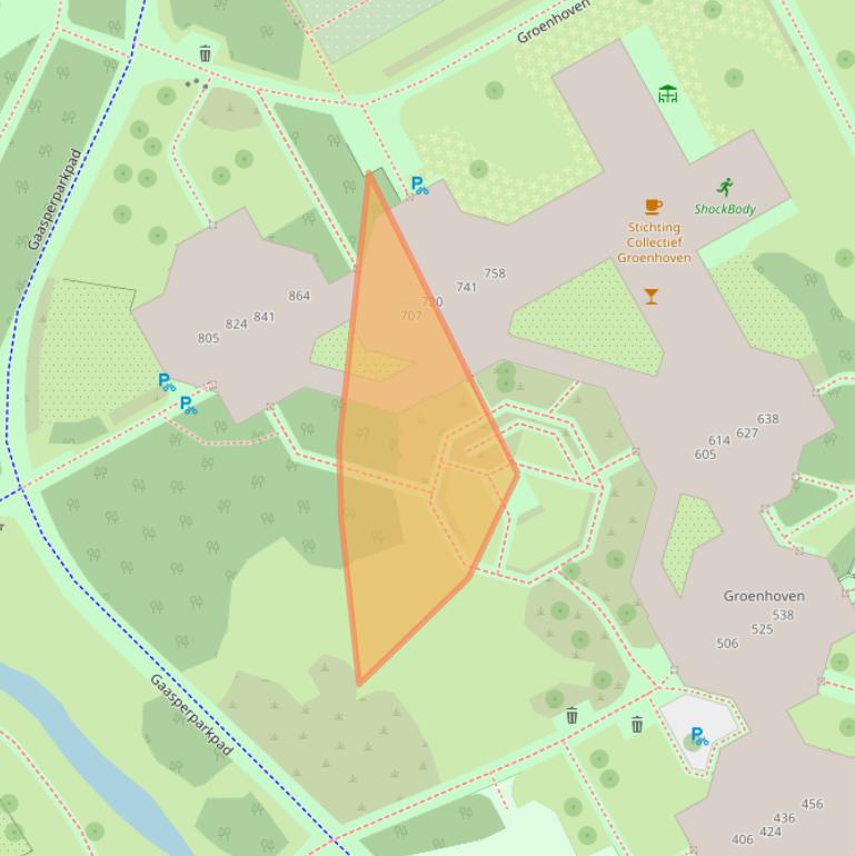 Kaart van postcodegebied 1103LV.
